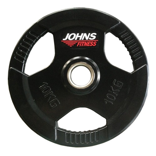 Диск черный, 3 хвата, обрезиненный, d-51мм, вес 10кг JOHNS 91010-10В